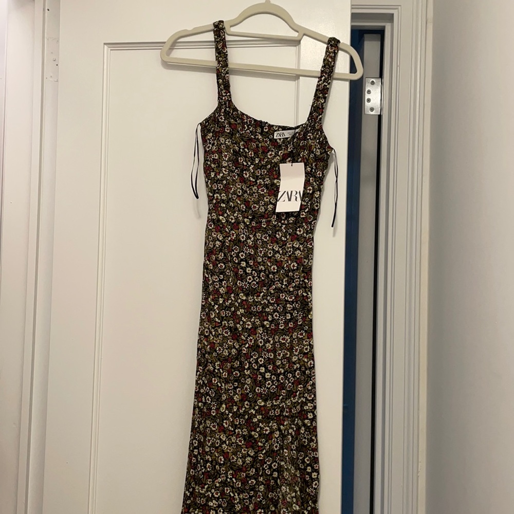 Zara floral dress